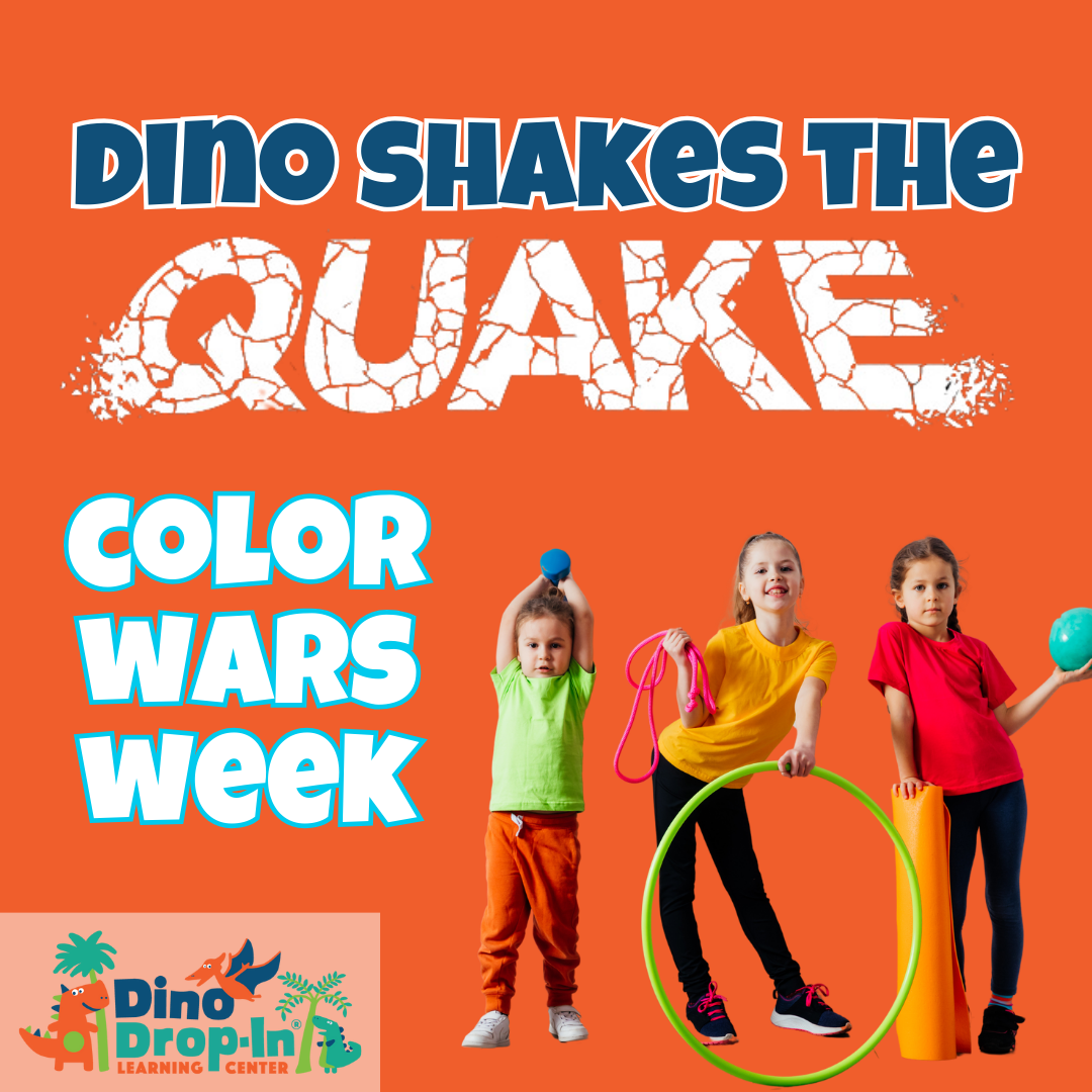 Dino Shakes the Quake Week 2 June 24-27: Color Wars Week