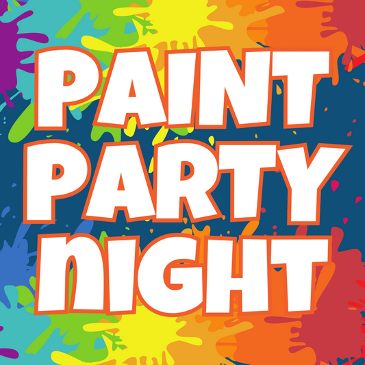 8/9 - Paint Party Dino Night - Kennewick Center - 6pm-10pm