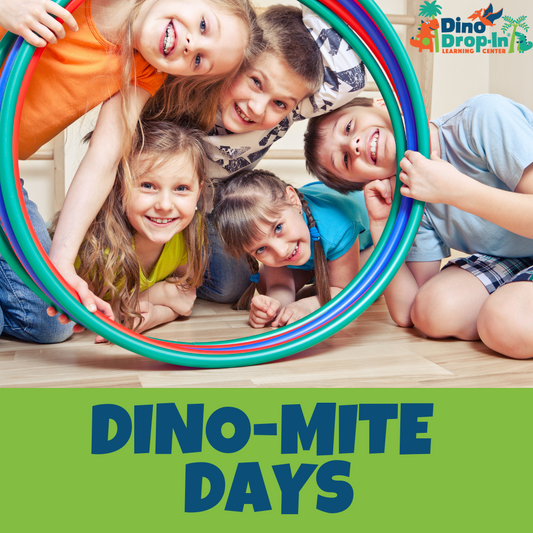 Dino Drop-In Summer Camp Week 1: June 10-14, 2024: DINO-mite Days